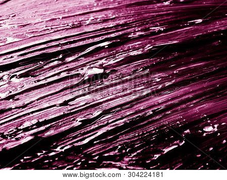 Detail Of A Tyrian Purple Color Paint Detail