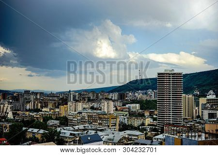 View To New Central Areas Of Tbilisi's Downtown