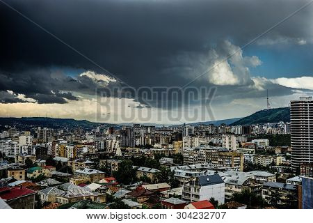View To New Central Areas Of Tbilisi's Downtown