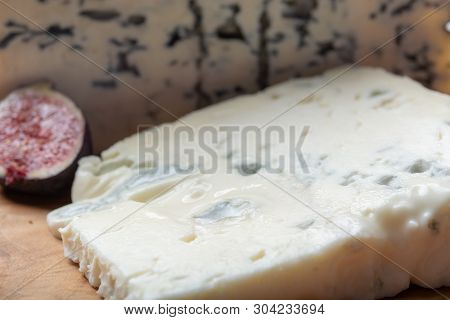 Gorgonzola Picant And Dolce Italian Blue Cheese, Made From Unskimmed Cow's Milk In North Of Italy