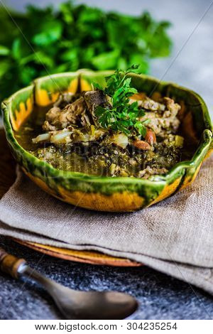 Georgian Chakapuli Dish