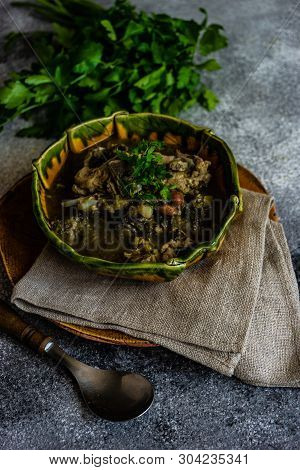 Georgian Chakapuli Dish