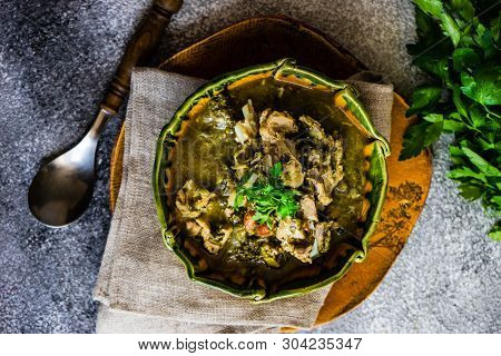 Georgian Chakapuli Dish