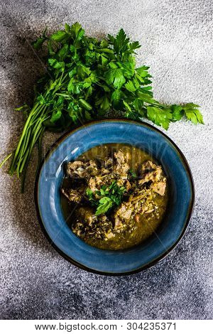 Georgian Chakapuli Dish