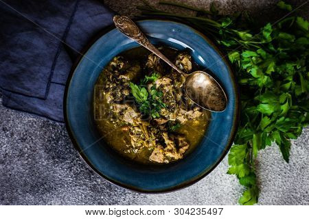 Georgian Chakapuli Dish