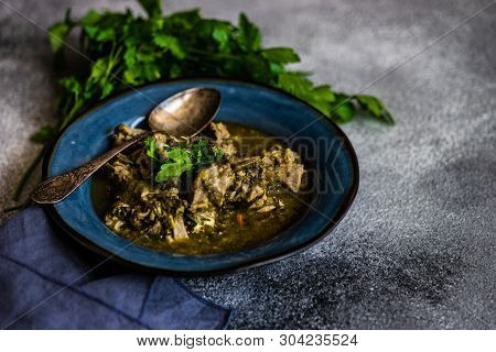Georgian Chakapuli Dish