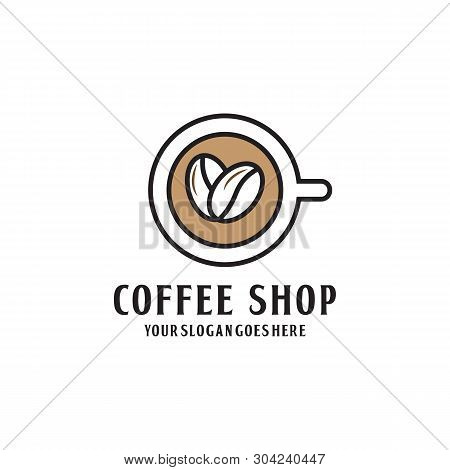 Premium Quality Coffee Shop Logo - Modern And Trendy Illustration