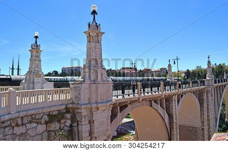 Old Viaduct Of Teruel, In Teruel Spain
