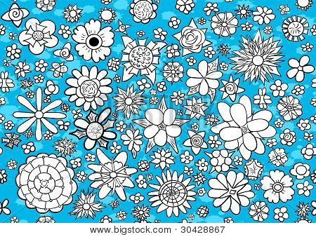 Seamless pattern floreali