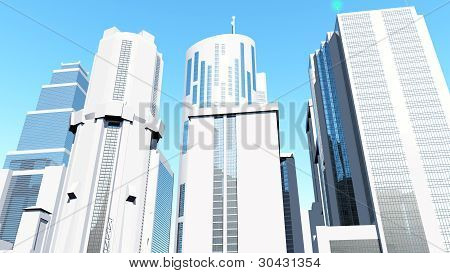 Vit Metropolis 3D render