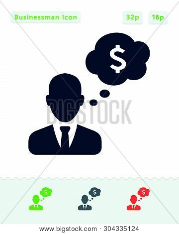 Business Avatar & Thought - Sticker Icons