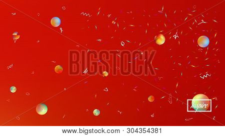 New Space Fantasy. Background Texture, Smoot. Elementary Colorific Illustration.  Red Colored Backgr