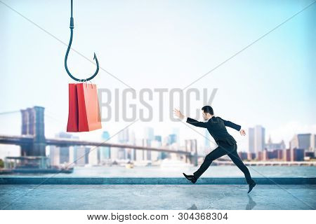 Consumerism And Challenge Concept