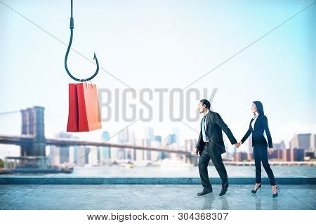 Teamwork And Consumerism Concept