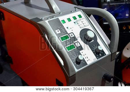 Inverter Welding Mig Machine. Equipment For Welding Metals In A Protective Inert Gas Environment. -