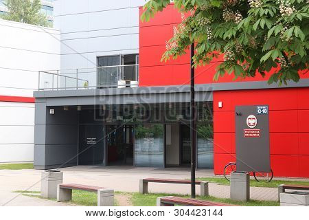 Wroclaw, Poland - May 11, 2018: Politechnika Wroclawska (wroclaw University Of Science And Technolog