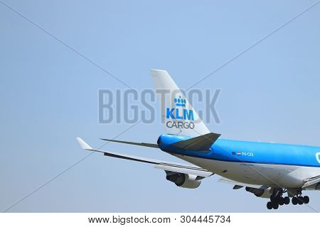 Amsterdam, The Netherlands - June, 1st 2019: Ph-ckb Klm Royal Dutch Airlines Boeing 747  Final Appro