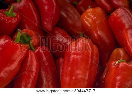 Red Marconi Pepper Background. Red Marconi Pepper Background.