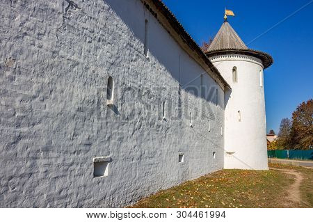 Ancient Pafnutevo-borovsky Monastery In Borovsk, Russia - October 2018