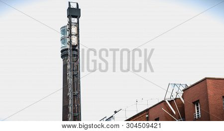 Dublin, Ireland - February 11, 2019: Architectural Detail Of The Old Distillery Of Irish Whiskey Jam