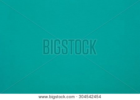 Jade Green Felt Texture Abstract Art Background. Colored Construction Paper Surface. Empty Space.