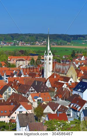 The City Of Bad Saulgau From Above