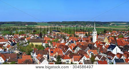 The City Of Bad Saulgau From Above