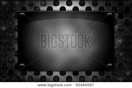 Textura de Metal negro