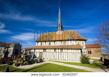 kirken i Bailly-le-Franc, Champagne, Frankrig