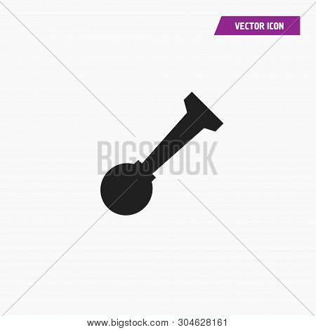 Klaxon Signal Icon. Car Horn Sign. Musical Instrument Concept. Vector.
