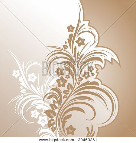 꽃 배경 추상 디자인