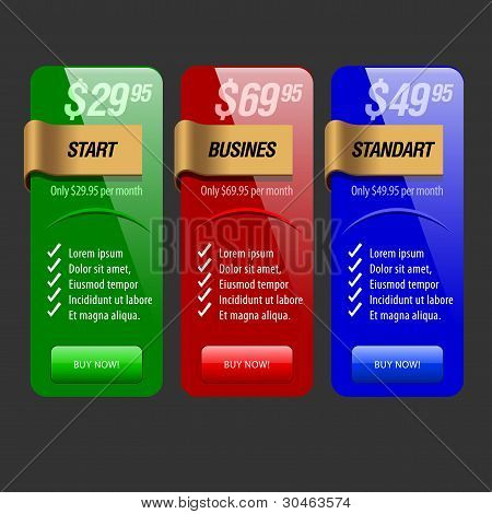 반짝이 유리 배너 빨강, 녹색, 파랑 초록