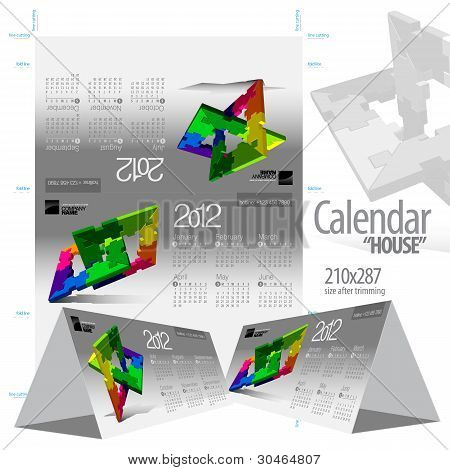 2012 달력입니다. 벡터입니다. 캘린더 