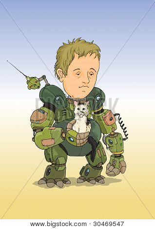 Üzgün robot