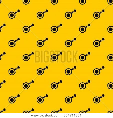 Whoopee Cushion Pattern Seamless Vector Repeat Geometric Yellow For Any Design