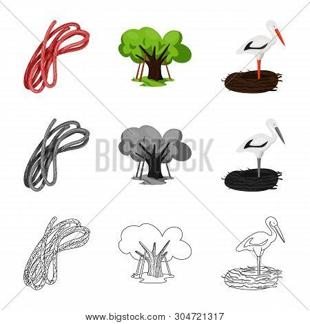 Isolated Object Of Traditional And Tour Icon. Set Of Traditional And Landmarks Stock Vector Illustra
