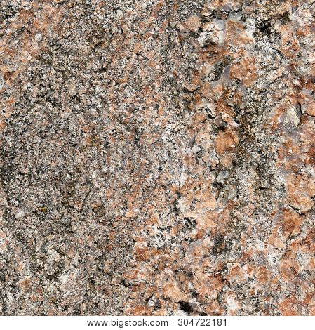 Untreated Natural Granite Surface For Use As Texture