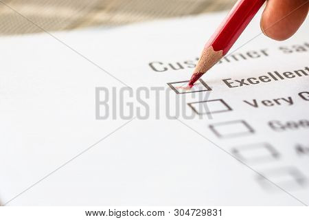 Customer Checklist Survey Exellent Form For Feedback Satisfaction Mark Over Application Forms Docume
