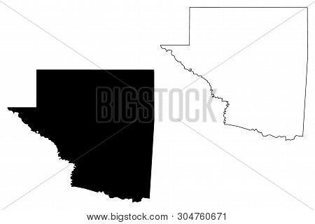 Peten Department (republic Of Guatemala, Departments Of Guatemala) Map Vector Illustration, Scribble