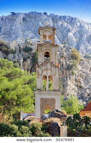 Grèce. Rhodes. Monastère de l'homme de Nektary sacré.