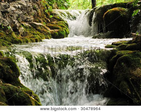 Stream in Plitvice Lakes