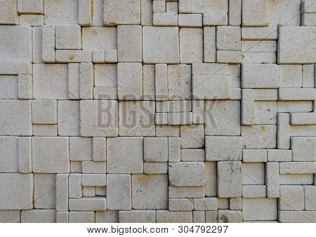 Travertine Tile Ceramic, Mosaic Square Design Seamless Texture