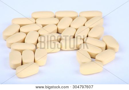 Hiv Therapy Efavirenz On Background At Dry Sunny Summer Day