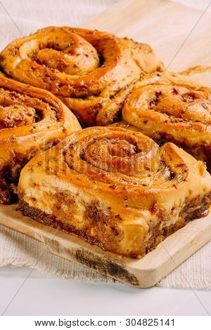 Golfeados With Cheese Baked And Ready To Eat. Golfeados Typical Dessert In Venezuela.