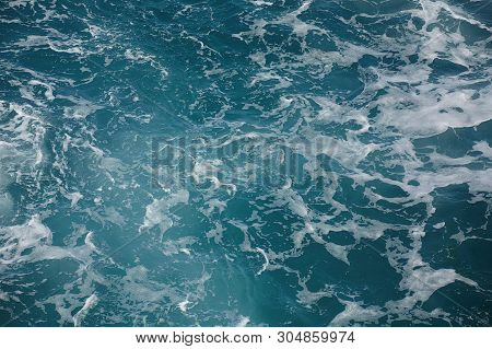 Rosh Ha Nikra. Israel. Sea Waves And White Rock. A Unique Tourist Attraction Located On The North-we