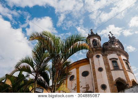 Ouro Preto, Minas Gerais, Brazil: The Famous Church Of Saint Francis Of Assisi, A Rococo Catholic Ch