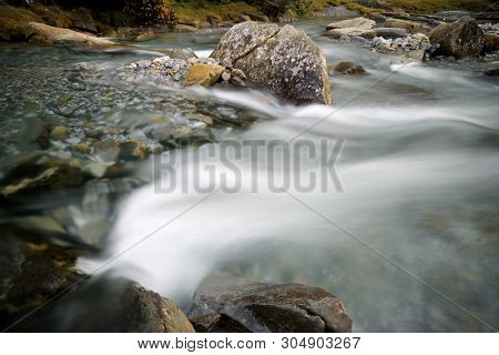 Arazas river in Ordesa National Park, Pyrenees, Huesca Province, Aragon, Spain.