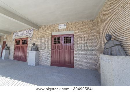 Cordoba, Spain - May 30th, 2019: Los Califas Bullring Cordoba, Spain. Great Matadors Gallery