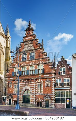 Vleeshal Is A Historical Building Dating From 1603 On The Grote Markt In Haarlem, Netherlands