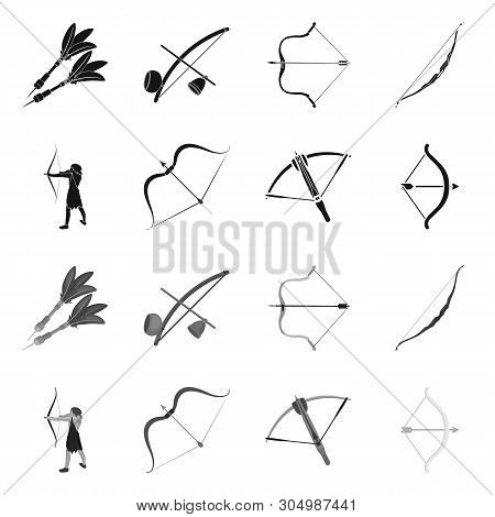 Vector Design Of Hand And Tribal Logo. Collection Of Hand And Nature Stock Vector Illustration.